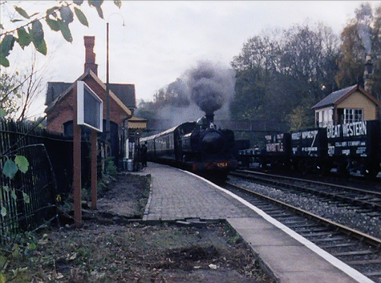 Carries' War - episode one - the train arrives at its destination (Highley station)