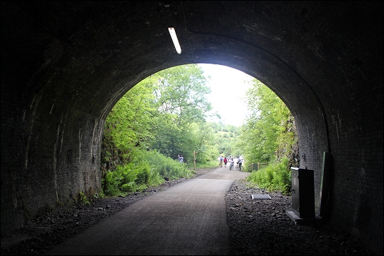 The Headstock tunnel on the Monsal Trail, now re-opened
