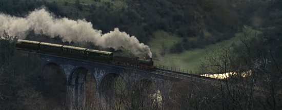 The Monsal viaduct as seen - CGI enhanced - in the 2010 film The Wolfman