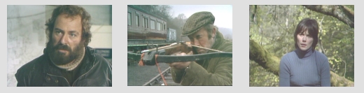 The main characters of the third series of Survivors - Charles, Hubert and Jenny