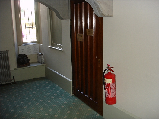 Hampton Court - entrance to the cellar
