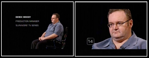 Derek Moody appears on BBC's Mastermind answering questions on Survivors in his specialist round