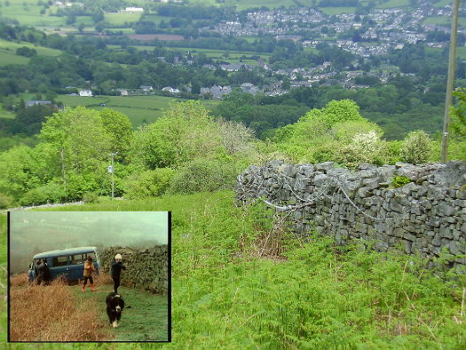 The cottage near Crickhowell, showing John and Lizzie playing in Gone to the Angels