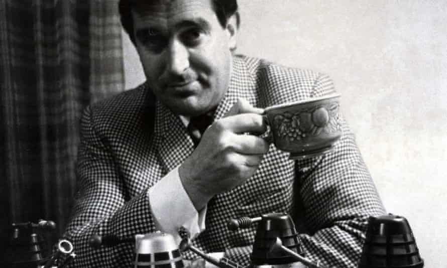 Terry Nation, enjoying tea and toys